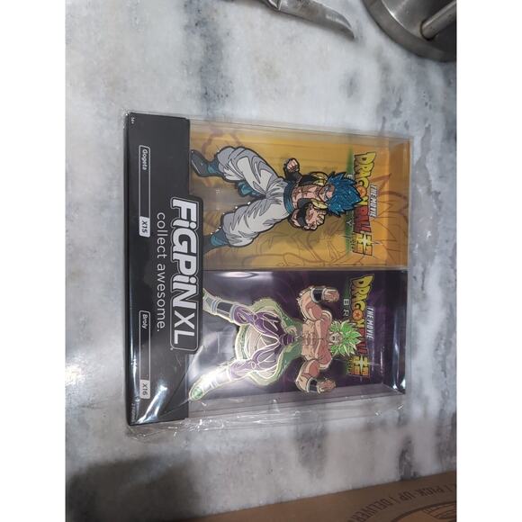 Figpin XL, Dragon Ball Exclusive Super: Gogeta & Broly, 2-Pack, Sealed, #X15/X16 - Picture 1 of 5